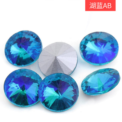 Satellite pointed bottom diamond, crystal drill, mobile phone case drill, shoe jewelry, luggage, clothing diamond, jewelry accessories, accessories, pointed bottom satellite drill