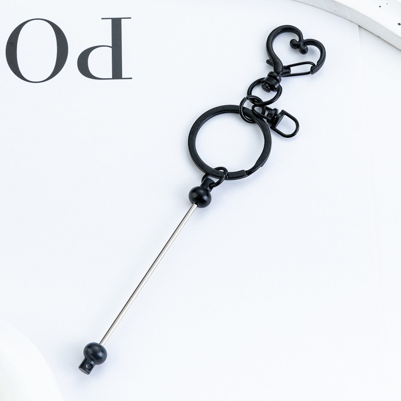 DIY beaded love keychain pendant event small gift key chain creative luggage pendant keychain