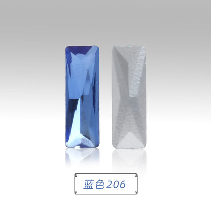 Spot wholesale Rectangular culet, special-shaped, crystal glass diamonds, mobile phone cases, perfume seats, bags and other DIY sticker drills