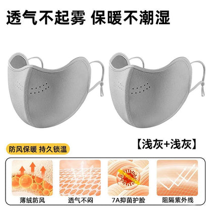 Warm mask, windproof and cold-resistant, 2026 new women's high aesthetic value autumn/winter warm mask, multi-purpose Northeast anti-freeze face