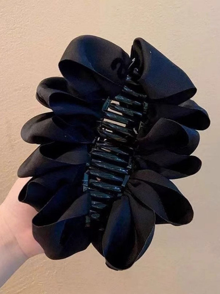 Small Cloud Bubble Claw Clip for Women, High-End Butterfly Bow Hair Clip, Hair Volume Small, Back Shark Clip Flower Hair