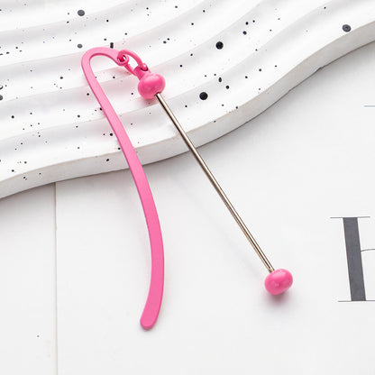 Metal Bookmark - Wholesale Student Graduation Anniversary Gift Creative DIY Beaded Bookmark