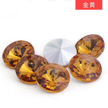 Rivoli Pointed Bottom Diamond Rhinestones - Crystal Phone Case Shoe Jewelry Luggage Clothing Accessories