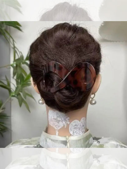 Large Updo Claw Hair Clip Headwear for Women, High-End 2026 New Style Duckbill Clip for the Back of the Head Without Insertion, Duckbill Clip Hair Clip