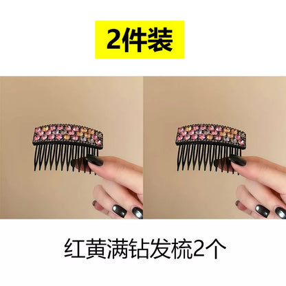 Elegant Diamond Inverted Comb for Women, High-End Rhinestone Hair Comb, Loose Hair Organizer, 2026 New Hair Accessory Hairpin