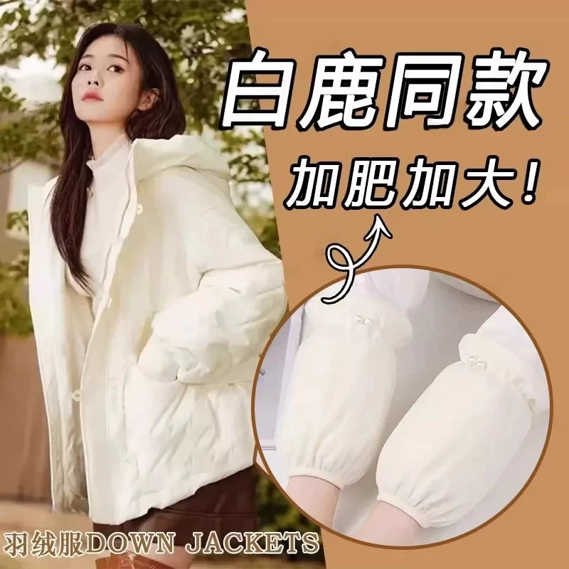 Sleeve sleeves, student women's winter short adult sleeves, office sleeve protection, 2026 new down jacket, anti-dirt sleeves, cuffs, and cuffs