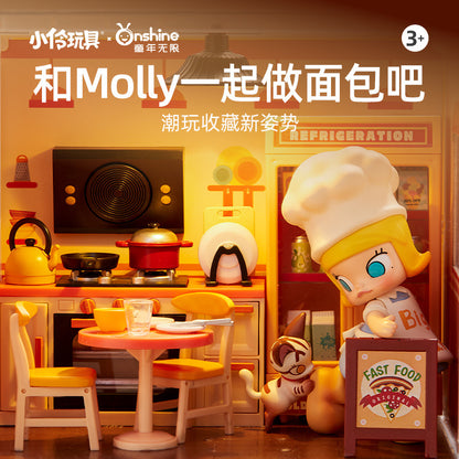 Childhood Infinite Girls DIY Mini Cottage Model Coffee House Dessert Shop Handmade Assembled Xiaoling Toy Gifts