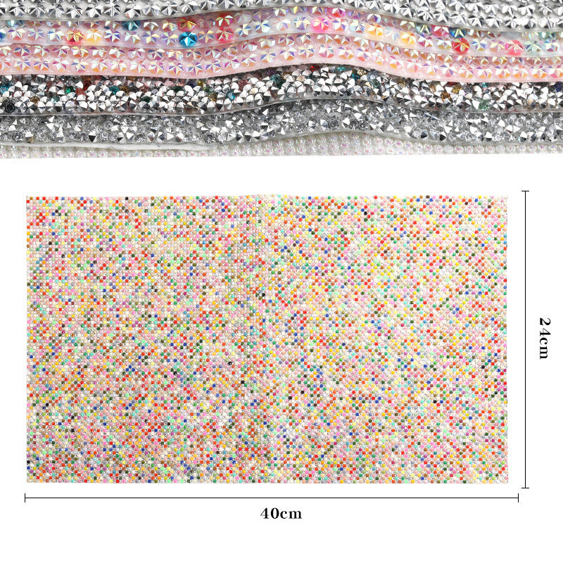 24*40 resin glue mesh, peel-off and instant sticking, DIY crafts, sequin glue, jewelry, accessories, hot melt glue, diamond glue mesh