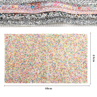 24*40 resin glue mesh, peel-off and instant sticking, DIY crafts, sequin glue, jewelry, accessories, hot melt glue, diamond glue mesh