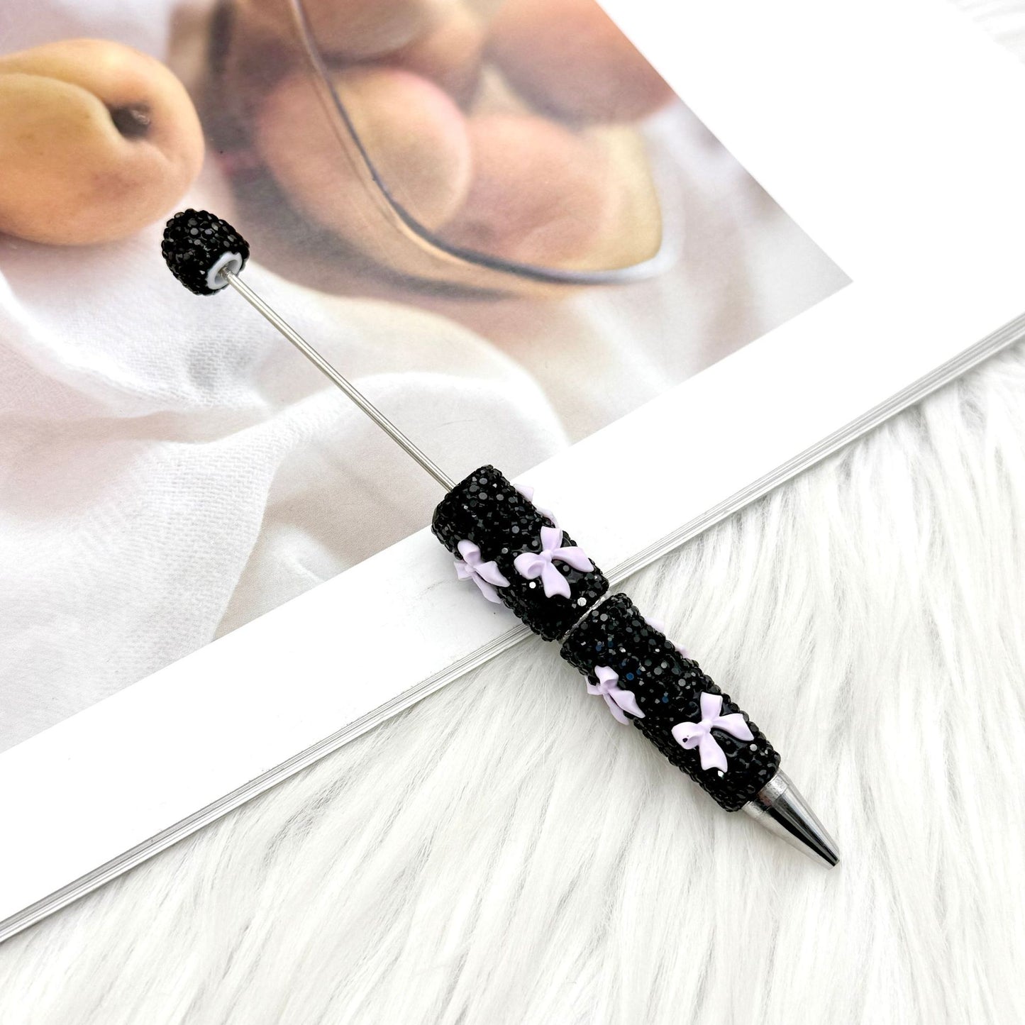DIY creative bow full diamond  pen multi-color diamond gift pen Valentine's Day series gift pen in stock