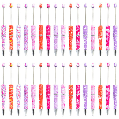 Valentine's Day Beadable Ballpoint Pen – DIY Love Gift Pen | Multiple Colors