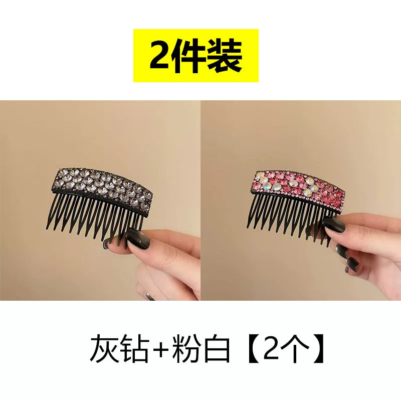 Elegant Diamond Inverted Comb for Women, High-End Rhinestone Hair Comb, Loose Hair Organizer, 2026 New Hair Accessory Hairpin