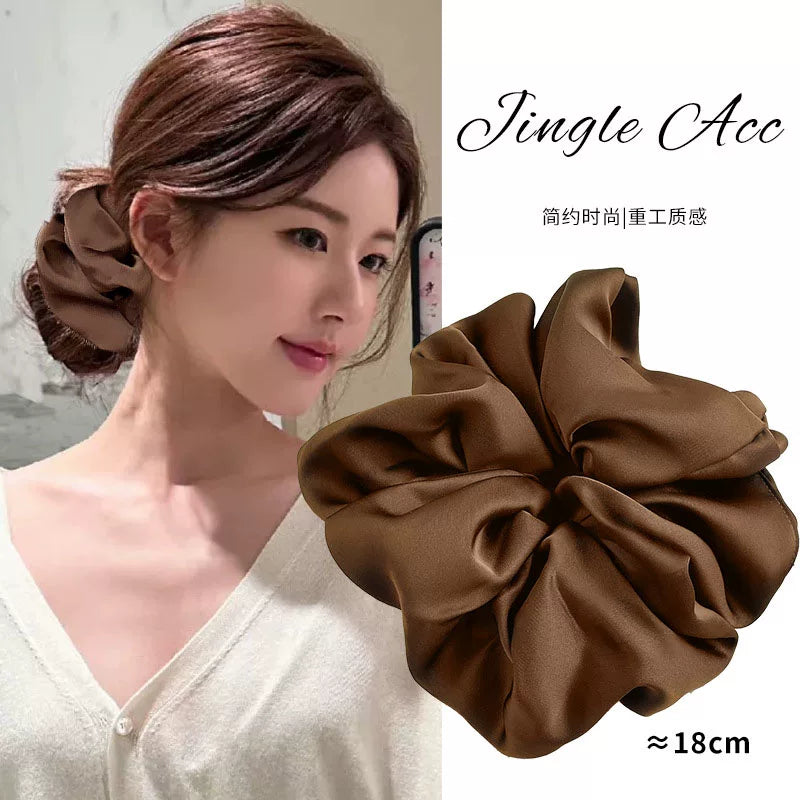 Large Intestine Hair Tie for Women 2026 New Korean Style High-End Fashionable Hair Tie Hair Flower Hairband