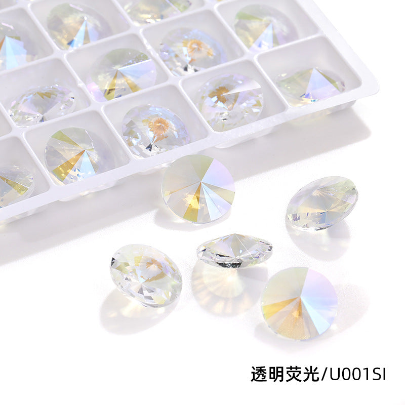 K9 High-End Rhinestone, Satellite, Special-Shaped High-Top Diamond, Wedding Dress, Dress, Crystal Jewelry, Nail Art, Diamond Material, Pointed Bottom Rhinestone