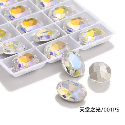Direct supply of oval, pointed-bottom, special-shaped diamonds, phone cases, diamonds, shoes, bags, clothing, accessories, pointed sole oval diamonds
