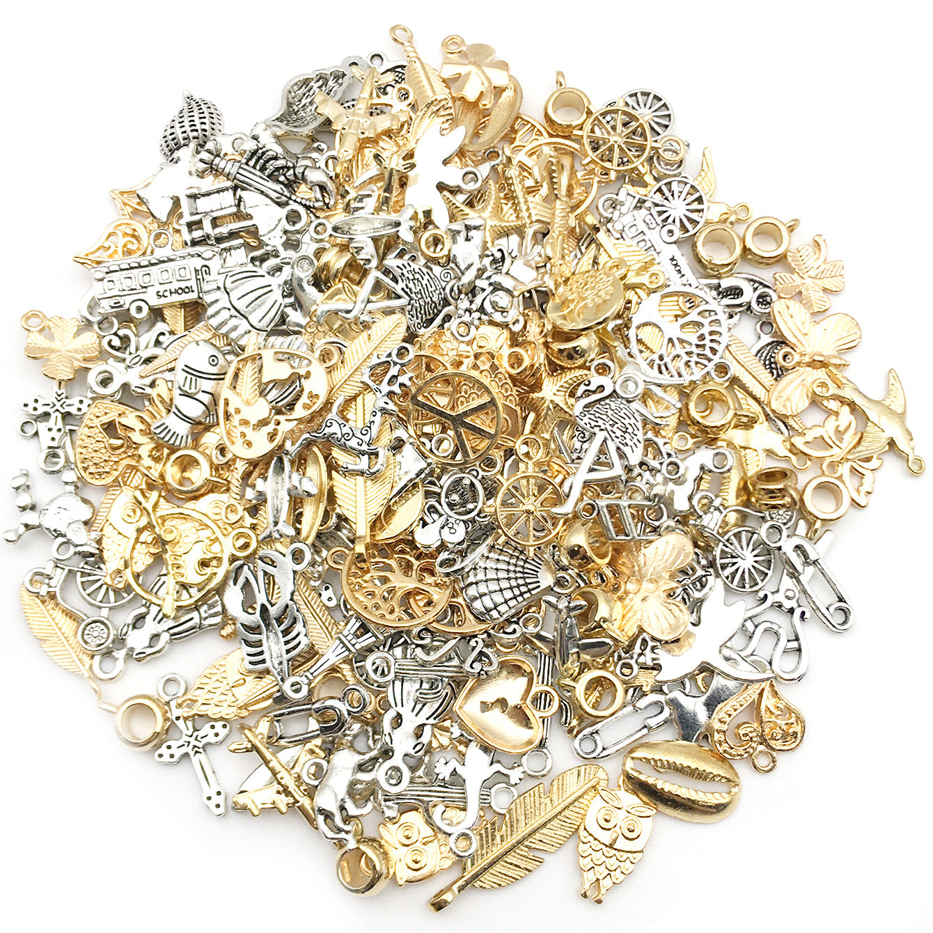 pendant Charms mix collections - Dripping Alloy DIY Bracelet Necklace Earring Key Ring Pendant