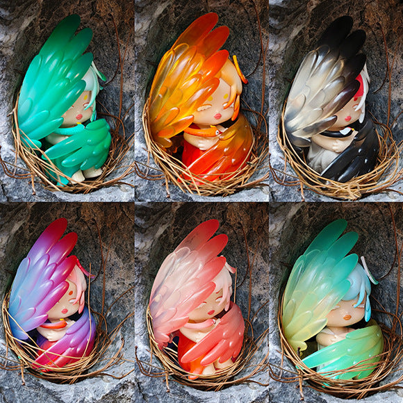 Bluey and friends play with toys and dolls articulating movable doll model ornaments