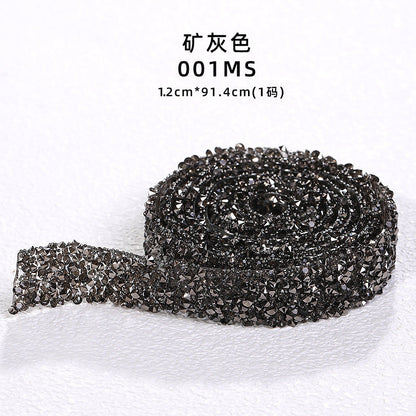 Resin Diamond Rhinestone Strips - Tear-Off Ready-to-Paste Sequins Hot Diamond Shoes Clothing Accessories and DIY crafty