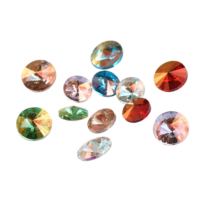 Xichuan New Light Color LA Series Satellite Pointed Bottom Glass Rhinestones, Clothing Accessories, DIY Jewelry Diamond Attachment Materials