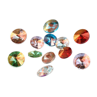 Xichuan New Light Color LA Series Satellite Pointed Bottom Glass Rhinestones, Clothing Accessories, DIY Jewelry Diamond Attachment Materials