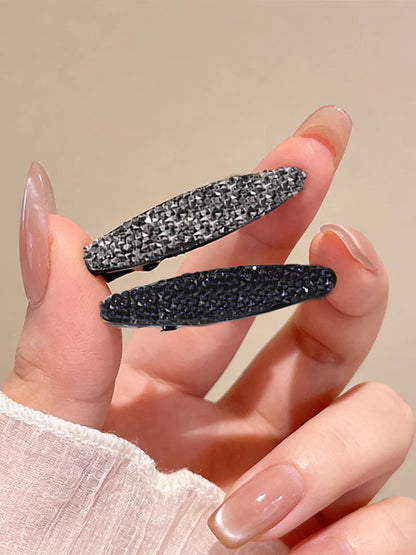 Korean small hair clips, side-frontal bangs clips, broken hair clips, high-end hair clips, loose hair clips, flashing diamond duckbill clips