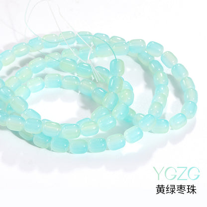 DIY Two-Color Date Bead - Handmade Loose Beads Bracelet Necklace Jewelry Accessories