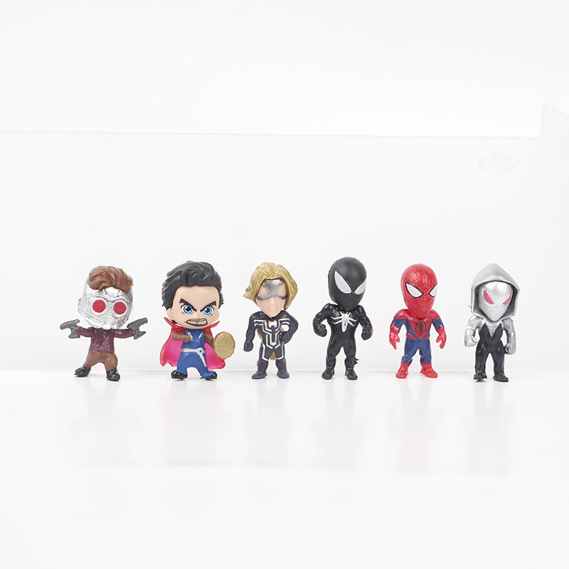 26 Avengers 4 League Gacha dolls, figure ornaments, League cakes, scene decorations, ornaments, and holes