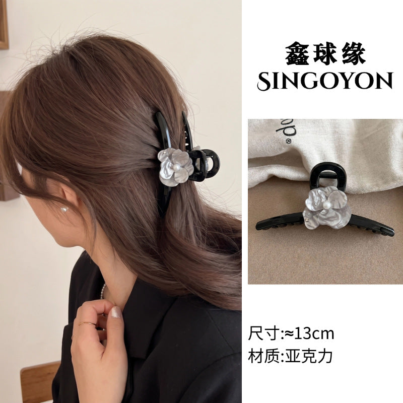Large Versatile Grab Clip Women's Back of Head Shark Clip Korean Premium Hairpin 2026 Temperament Disc Hair Accessories