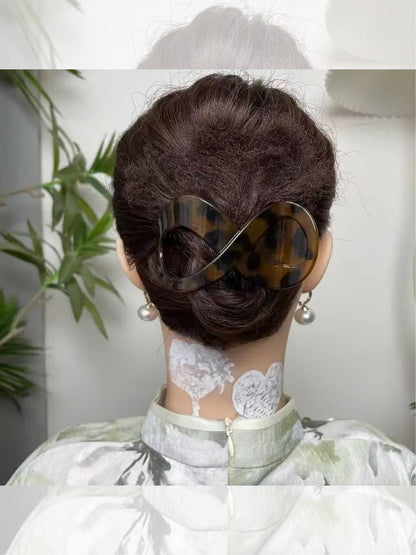 Large Updo Claw Hair Clip Headwear for Women, High-End 2026 New Style Duckbill Clip for the Back of the Head Without Insertion, Duckbill Clip Hair Clip