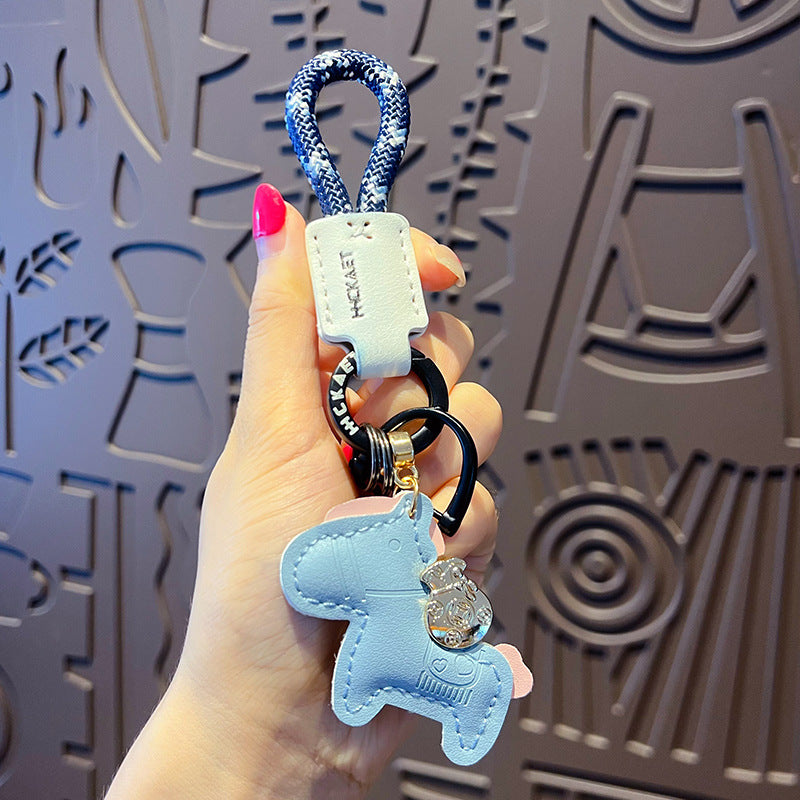 Creative PU leather immediately money keychain pendant cute couple car keychain bag small pendant wholesale