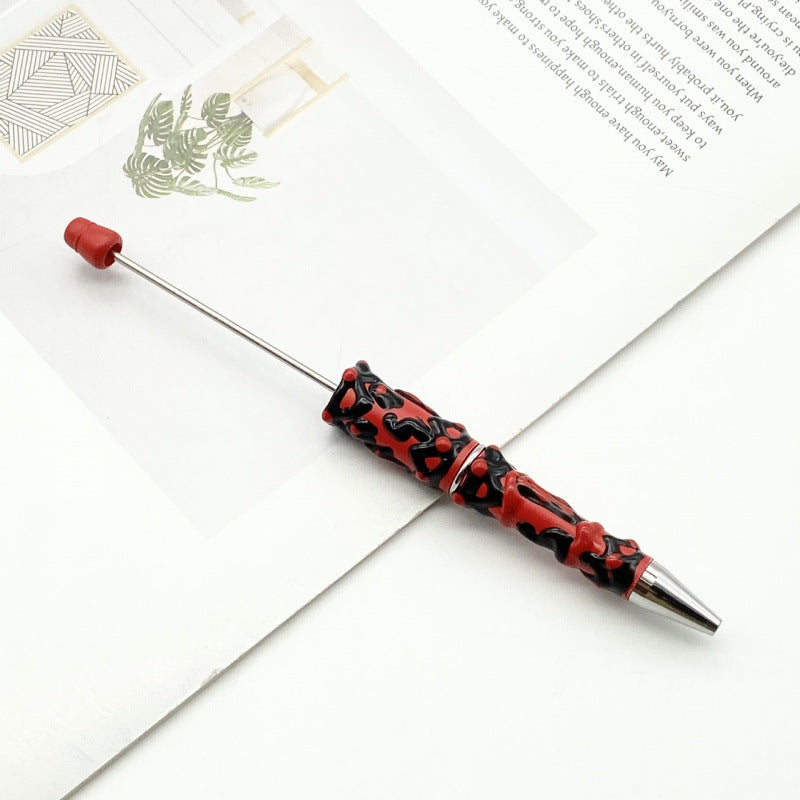 DIY cream hand-painted ballpoint pen hand-painted oil ballpoint pen macaron cream spinning cute pen spot wholesale
