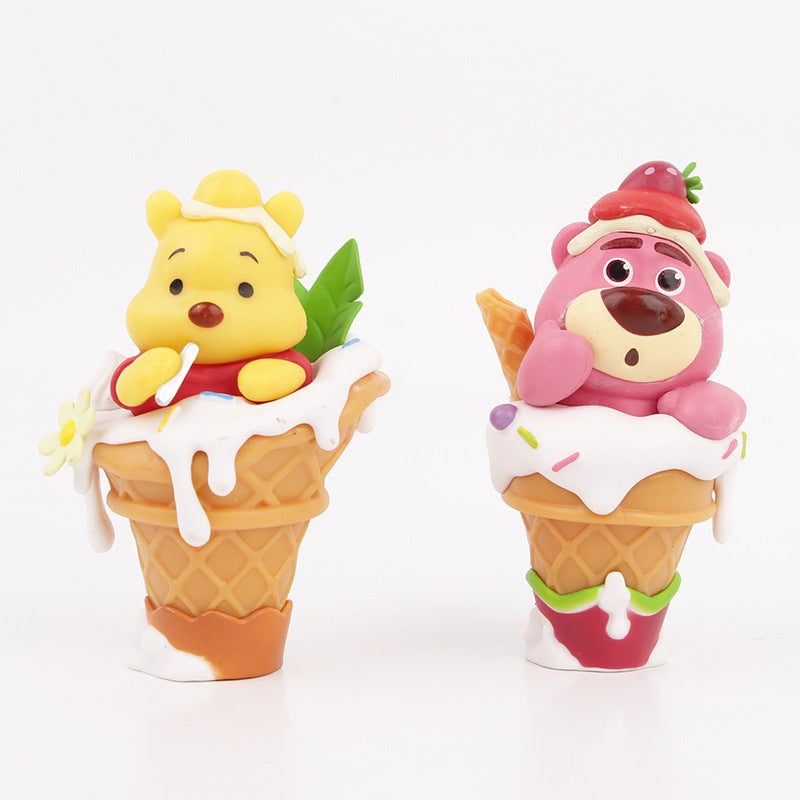 New products: 6 big star ice cream ice cream series, creative dopamine tide toys, figurines, Internet celebrities, popular micro ornaments