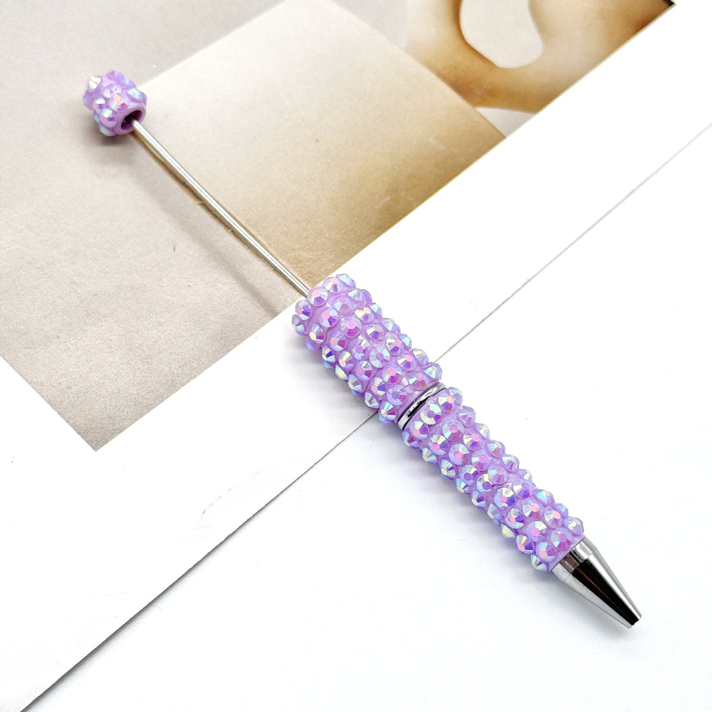 creative DIY diamond-encrusted ballpoint pen broken diamond full diamond ballpoint pen color cute cartoon heavy industry cute pen