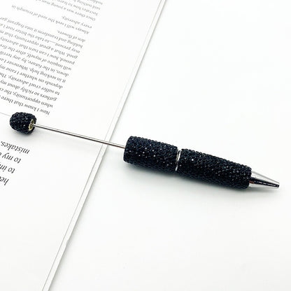 DIY solid color full diamond ballpoint pen exquisite heavy industry rhinestone cute ballpoint pen cross-border hot selling puzzle gift pen