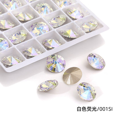 K9 High-End Rhinestone, Satellite, Special-Shaped High-Top Diamond, Wedding Dress, Dress, Crystal Jewelry, Nail Art, Diamond Material, Pointed Bottom Rhinestone