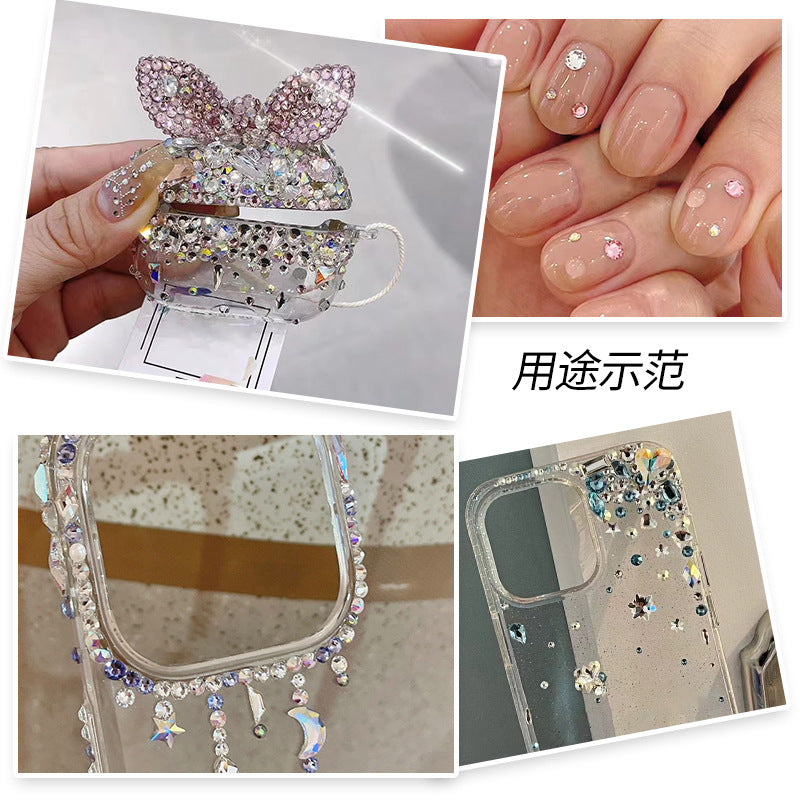 Resin Diamond New Galaxy Series Nail Art Diamond Small Packaging, Nail Patch Diamond DIY Clothing Bag Accessories