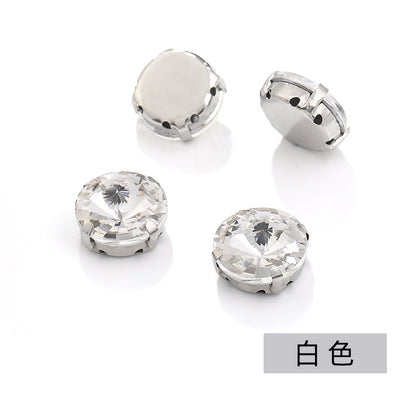 Rivoli Crystal Square Claw Rhinestones - Hand-Sewn Shoe Luggage Clothing Accessories