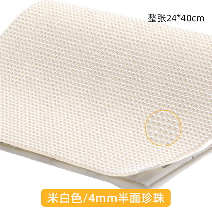 Resin 24*40CM pearl diamond mesh water rhinestone glue mesh peels off and sticks instantly for DIY crafts, sequins, glue, jewelry accessories