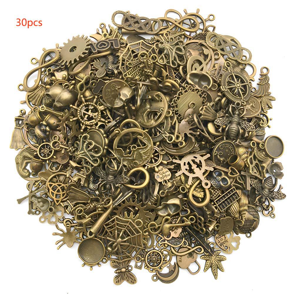 pendant Charms mix collections - Dripping Alloy DIY Bracelet Necklace Earring Key Ring Pendant