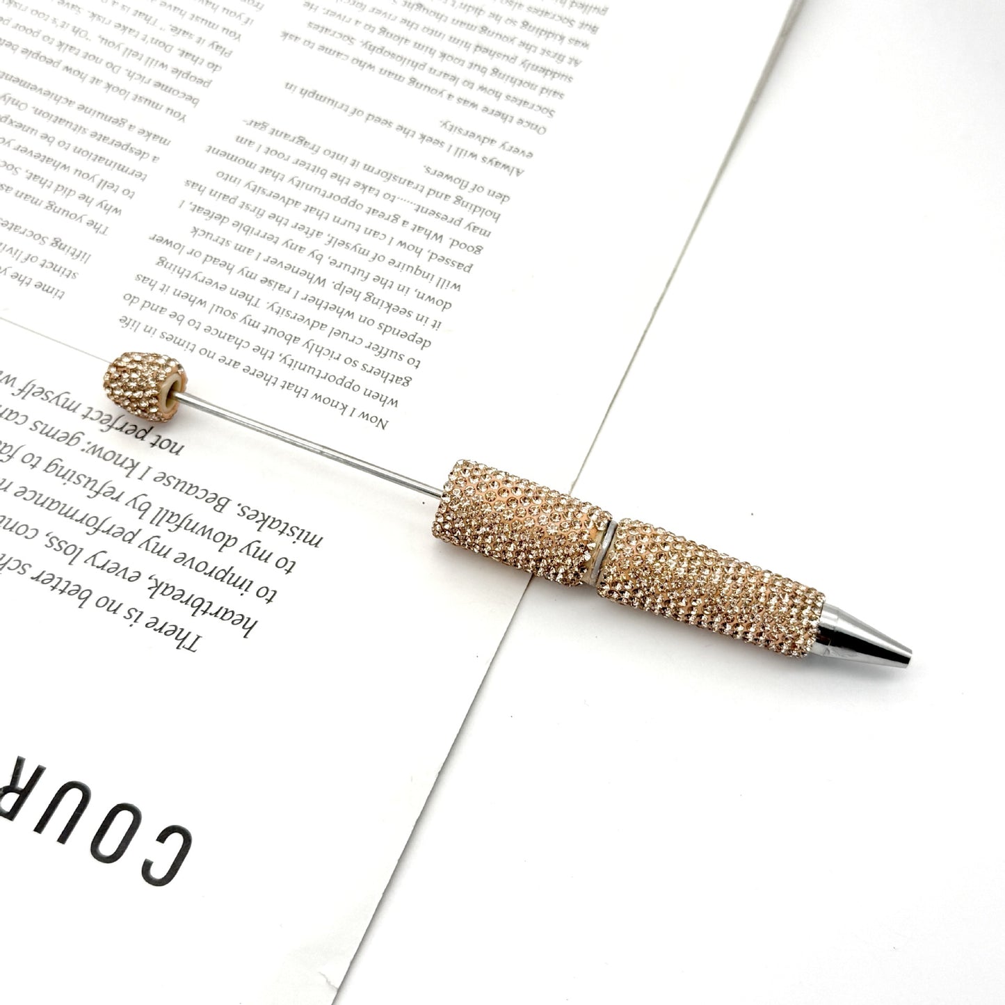 DIY solid color full diamond ballpoint pen exquisite heavy industry rhinestone cute ballpoint pen cross-border hot selling puzzle gift pen