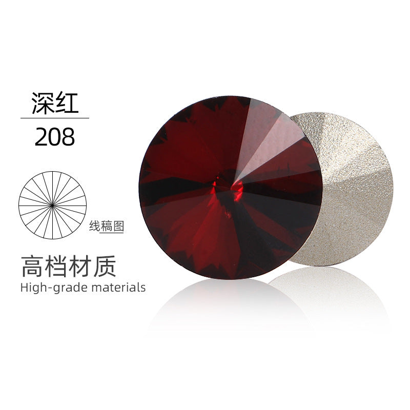 K9 High-End Rhinestone, Satellite, Special-Shaped High-Top Diamond, Wedding Dress, Dress, Crystal Jewelry, Nail Art, Diamond Material, Pointed Bottom Rhinestone