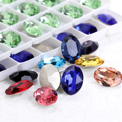 Direct supply of oval, pointed-bottom, special-shaped diamonds, phone cases, diamonds, shoes, bags, clothing, accessories, pointed sole oval diamonds