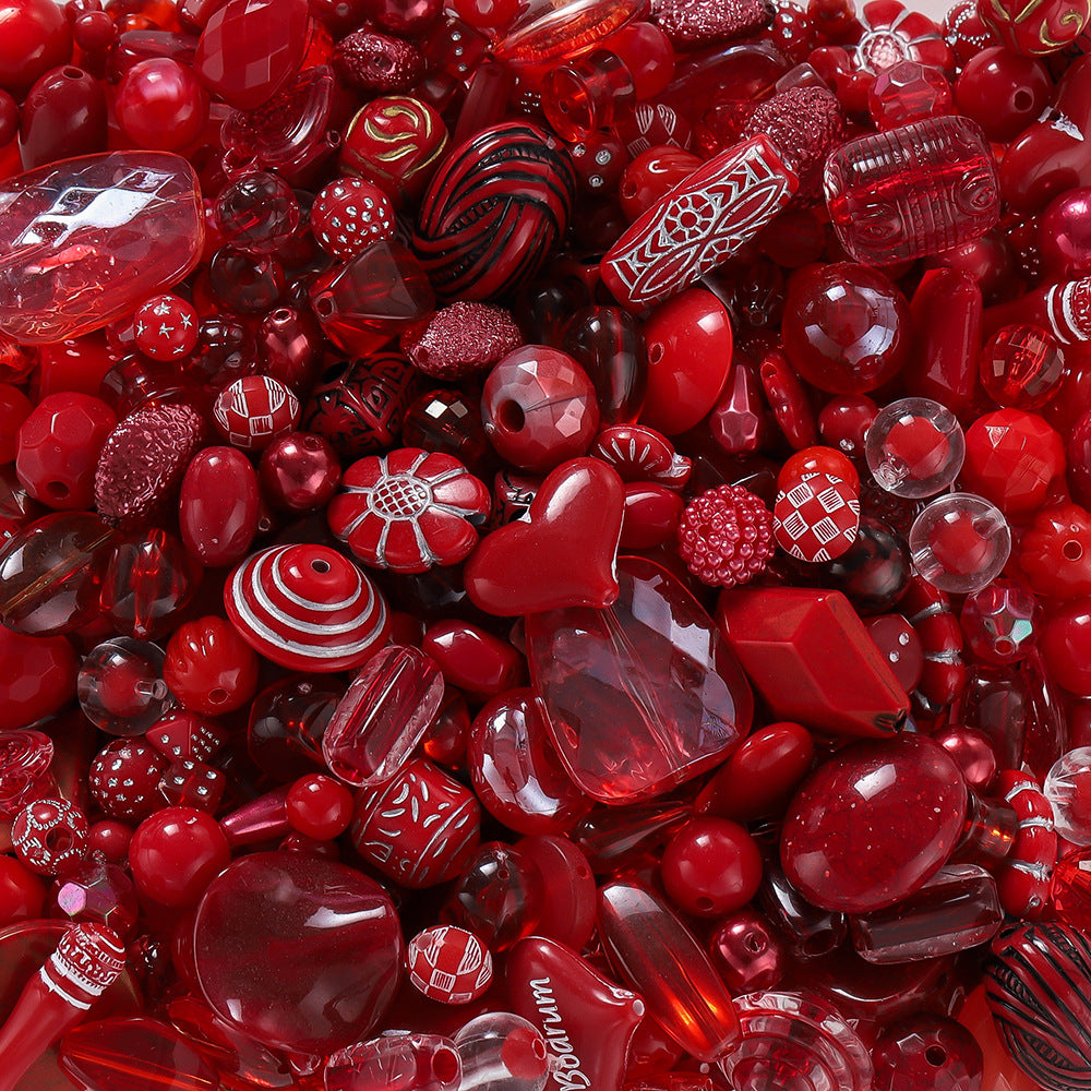 DIY Acrylic Mixed Beads 20g - Mobile Phone Chain Children's Jewelry Hair Accessories