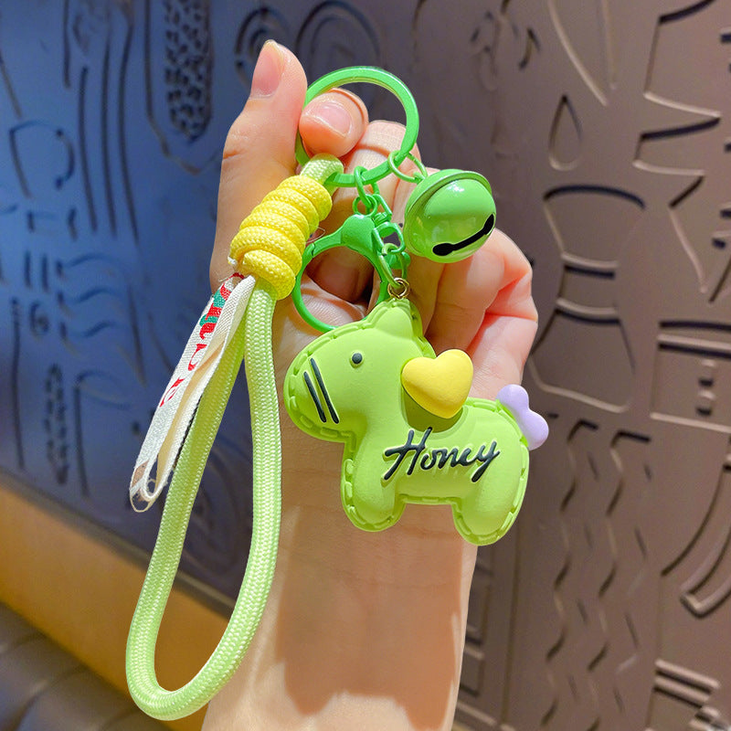 Horse Keychain - Love Pony Mobile Phone Pendant Car Key Chain Student Gift