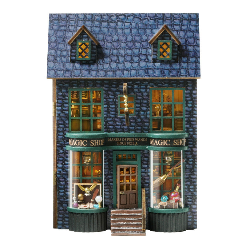 Smart Fun House DIY Cottage New Mini Home Series Wooden Handmade Can Be Opened and Closed Self-made Multi-level Model Gifts