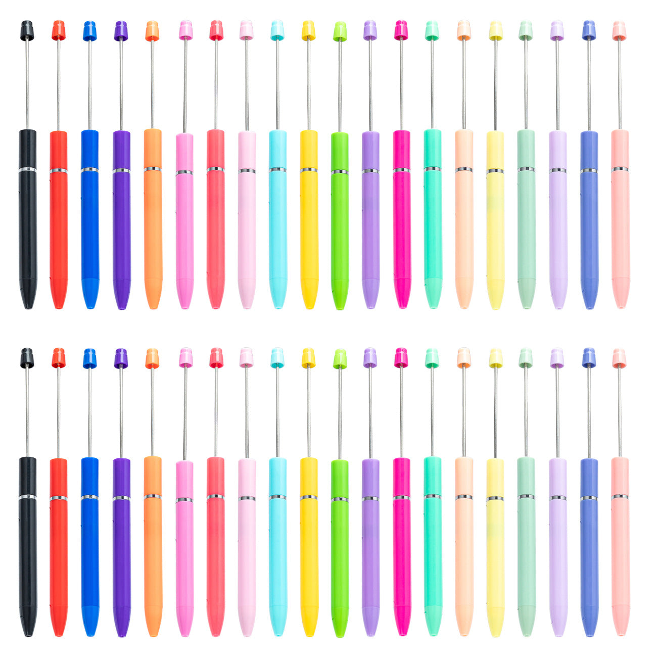 DIY Plastic Ballpoint Pen - Handmade Beaded Printable Personalized Pen Wholesale