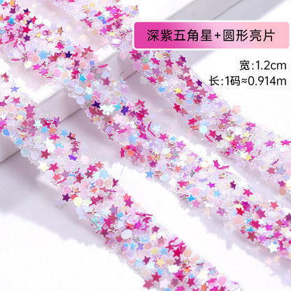 Resin Diamond Rhinestone Strips - Tear-Off Ready-to-Paste Sequins Hot Diamond Shoes Clothing Accessories and DIY crafty