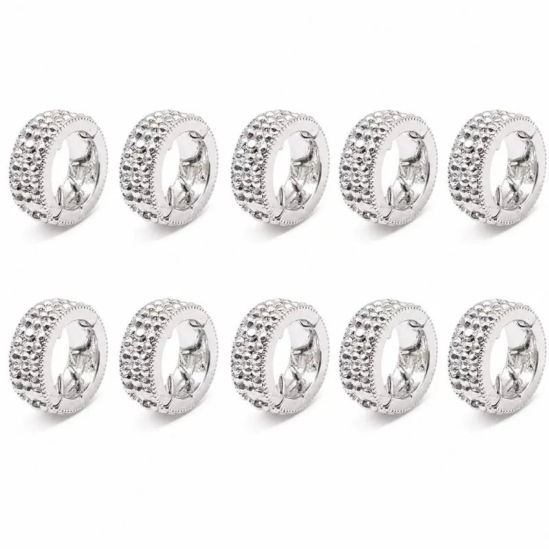 Yu Shuxin Screaming Night matching hair buckle, 2026 new metal braided hair clip, round hair ring, bangs hair clip, headwear
