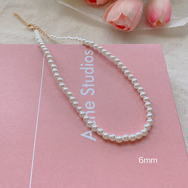 Korean INS style double-layer pearl starry sky necklace for women, sophisticated light luxury necklace, accessory choker collarbone chain