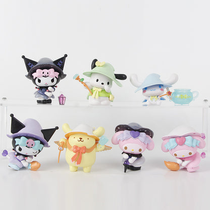 Sanrio Magic Story series blind box trendy toy figurine ornaments Kuromi Melody wholesale gifts